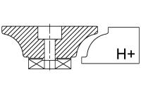 Профильная фреза сегментная гранит Н+20