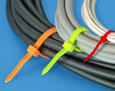 Стяжки нейлоновые 3.6x200мм хомуты 100шт.черные